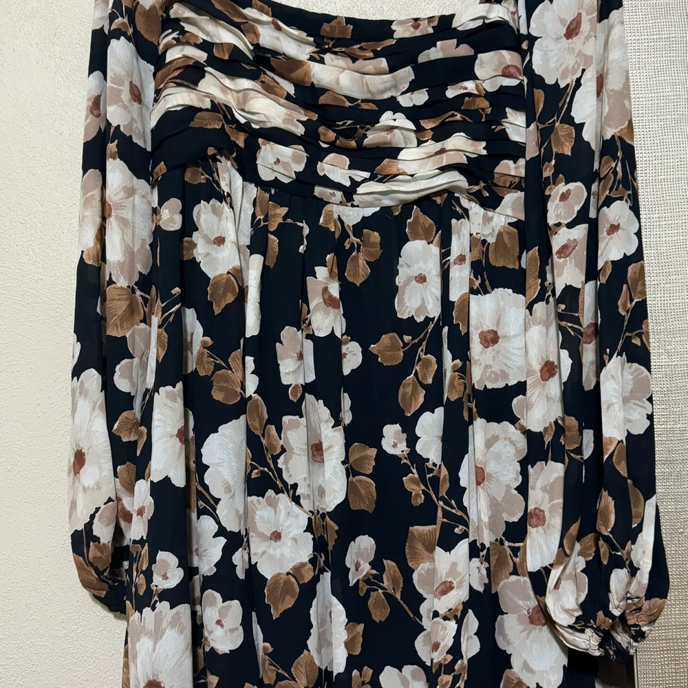 Abercrombie and Fitch Emerson Balloon Sleeve Dress
